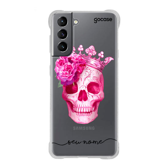 Capinha para celular Caveira Pink