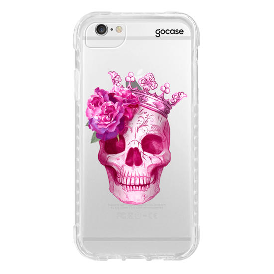 Capinha para celular Caveira Pink