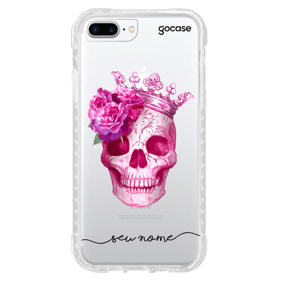 Capinha para celular Caveira Pink