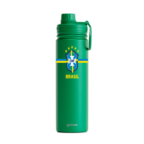 Garrafa Térmica Fresh - CBF - Brasil Core - Verde