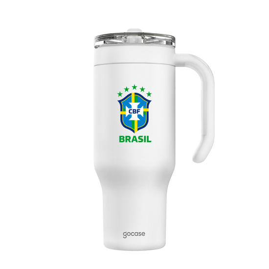 Copo Térmico Life + Ebook - CBF - Escudo