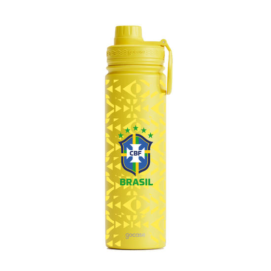Garrafa Térmica Fresh + Ebook - CBF - Uniforme 01 Personalizado