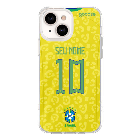 Capinha para celular Seleção Brasileira - Uniforme 1 2022 Personalizado