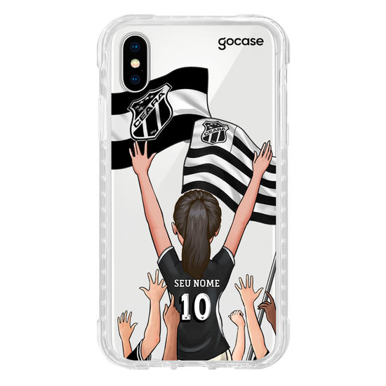 Capinha para celular Ceará - Garota Alvinegra