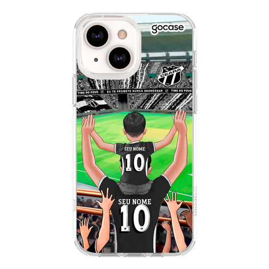 Capinha para celular Ceará - Pai e Filho Torcedor Estádio