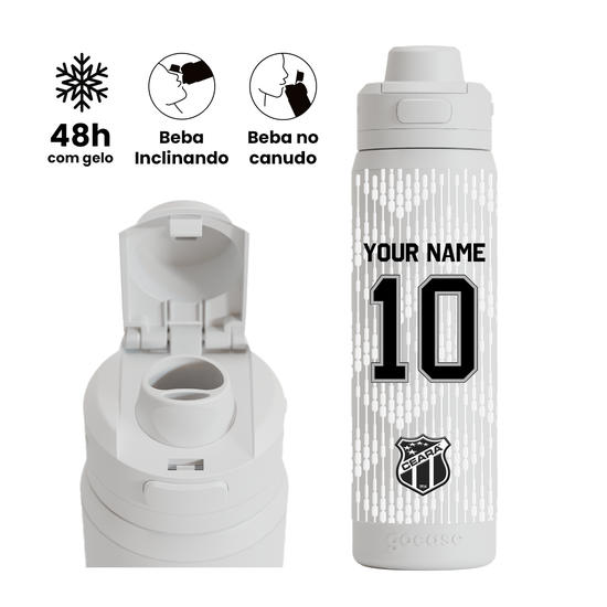 Garrafa Térmica Flip Pro - Ceará - Uniforme 02 2026 - Personalizado