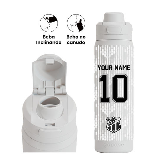 Garrafa Térmica Flip Pro + Ebook - Ceará - Uniforme 02 2026 - Personalizado