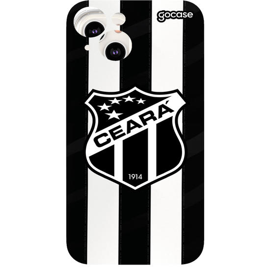 Capinha para celular  Ceará - Uniforme 1 2024 Escudo Frente