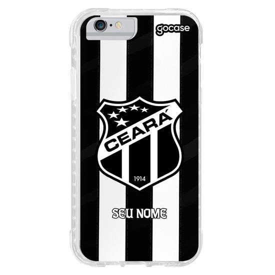 Capinha para celular  Ceará - Uniforme 1 2024 Escudo Frente