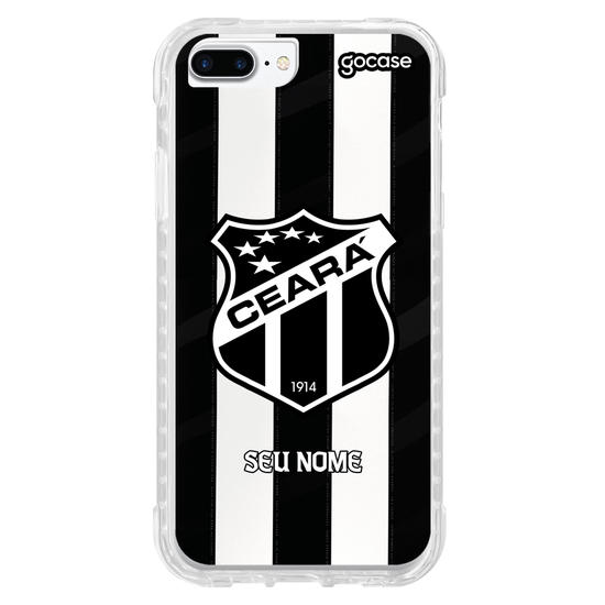 Capinha para celular  Ceará - Uniforme 1 2024 Escudo Frente