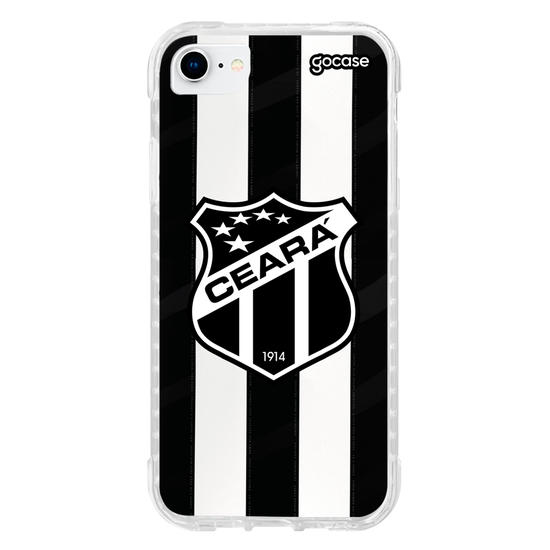 Capinha para celular  Ceará - Uniforme 1 2024 Escudo Frente