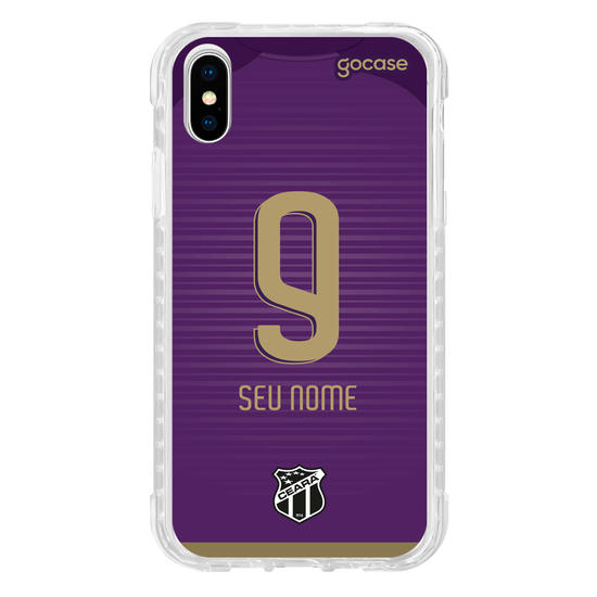 Capinha para celular Ceará - Uniforme Roxo pelo Vozão Personalizado