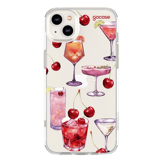 Capinha para celular  Cerejas & Drinks
