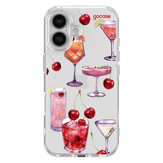 Capinha para celular  Cerejas & Drinks