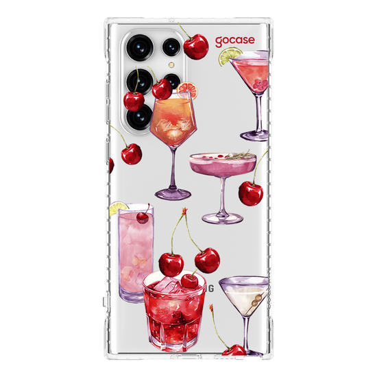 Capinha para celular  Cerejas & Drinks