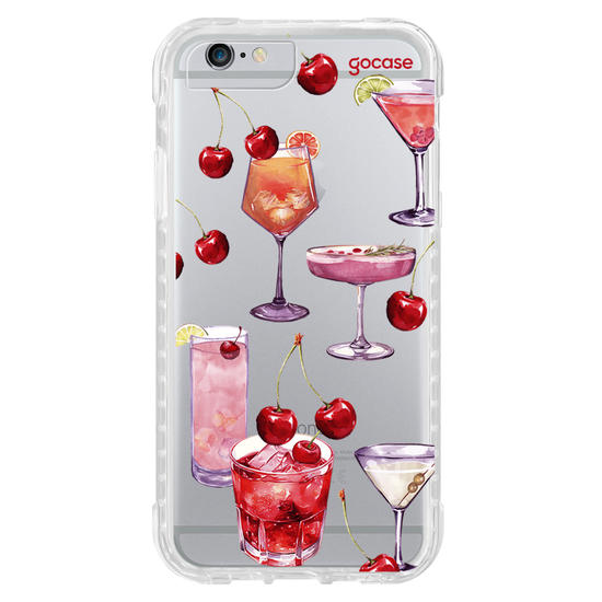 Capinha para celular  Cerejas & Drinks