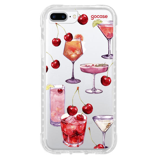 Capinha para celular  Cerejas & Drinks