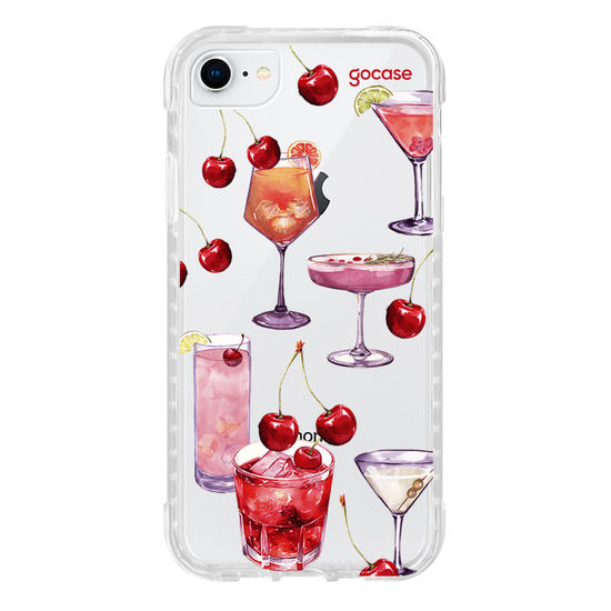 Capinha para celular  Cerejas & Drinks