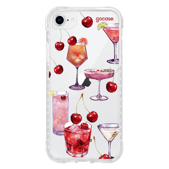 Capinha para celular  Cerejas & Drinks