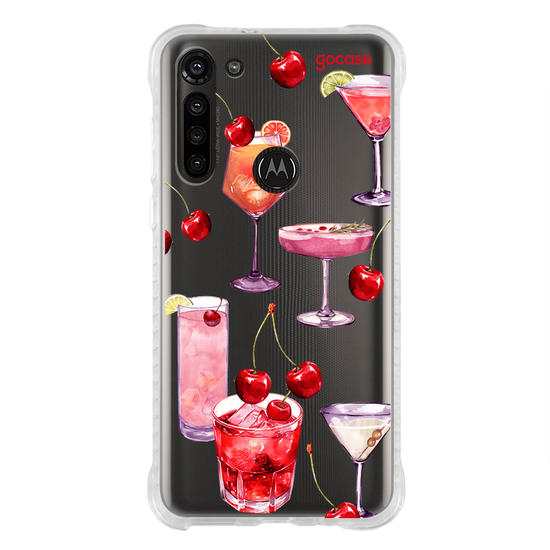 Capinha para celular  Cerejas & Drinks