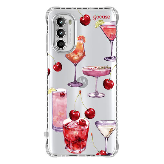 Capinha para celular  Cerejas & Drinks