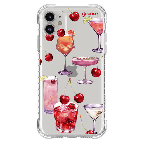 Capinha para celular  Cerejas & Drinks