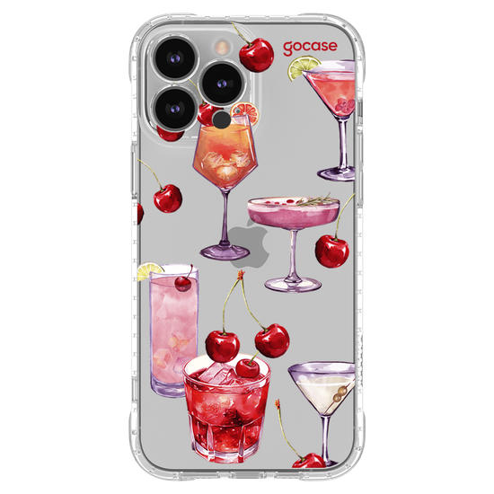 Capinha para celular  Cerejas & Drinks