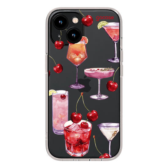 Capinha para celular  Cerejas & Drinks