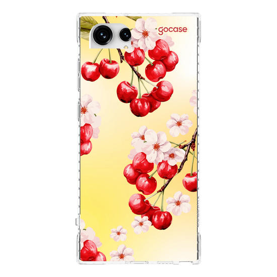 Capinha para celular  Cerejas em Flor