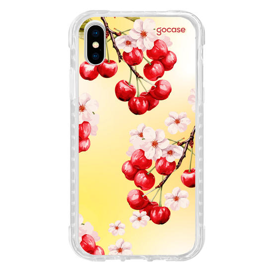 Capinha para celular  Cerejas em Flor
