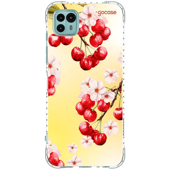 Capinha para celular  Cerejas em Flor