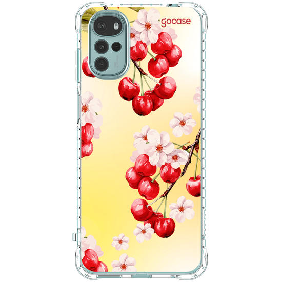 Capinha para celular  Cerejas em Flor