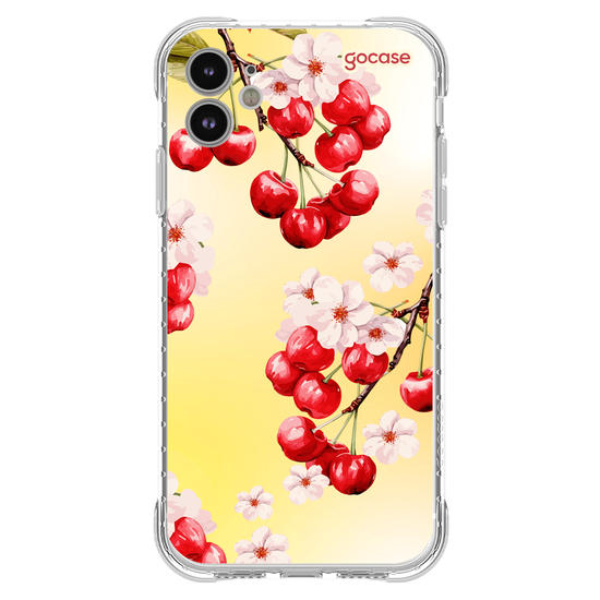 Capinha para celular  Cerejas em Flor