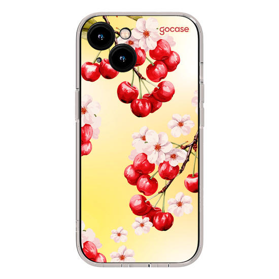 Capinha para celular  Cerejas em Flor