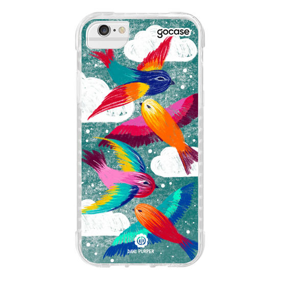 Capinha para celular Céu de Pássaros