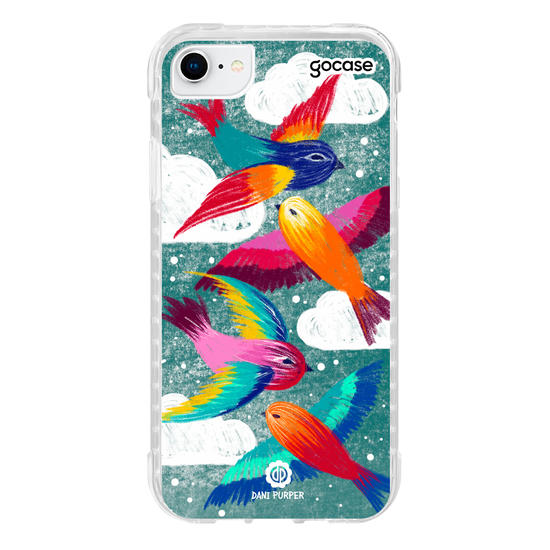 Capinha para celular Céu de Pássaros