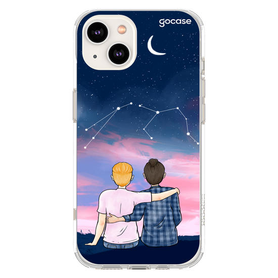 Capinha para celular Céu Estrelado Casal 3