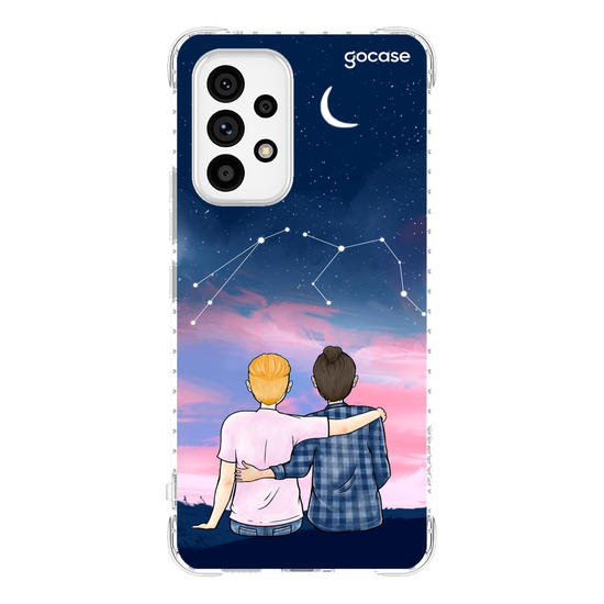 Capinha para celular Céu Estrelado Casal 3
