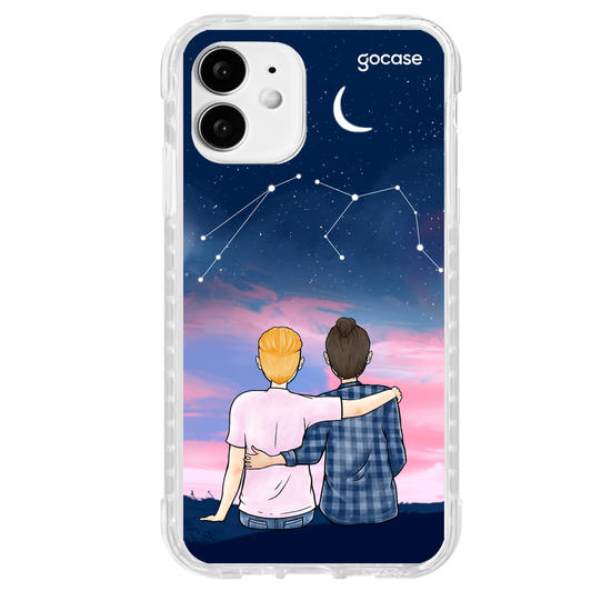 Capinha para celular Céu Estrelado Casal 3