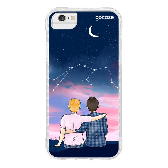 Capinha para celular Céu Estrelado Casal 3