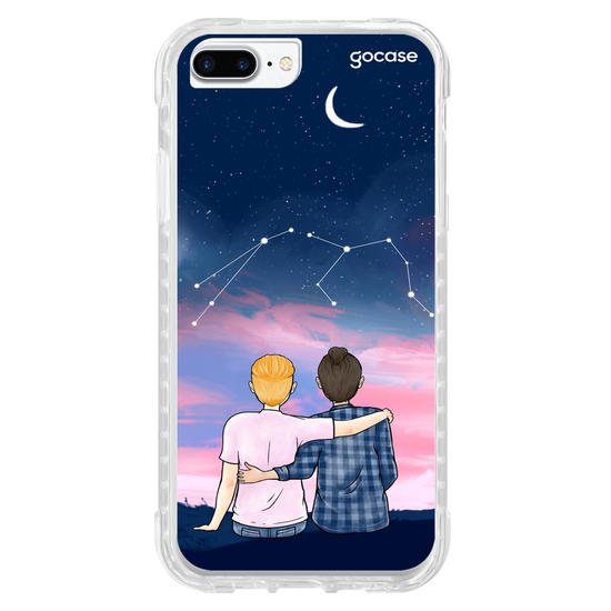 Capinha para celular Céu Estrelado Casal 3