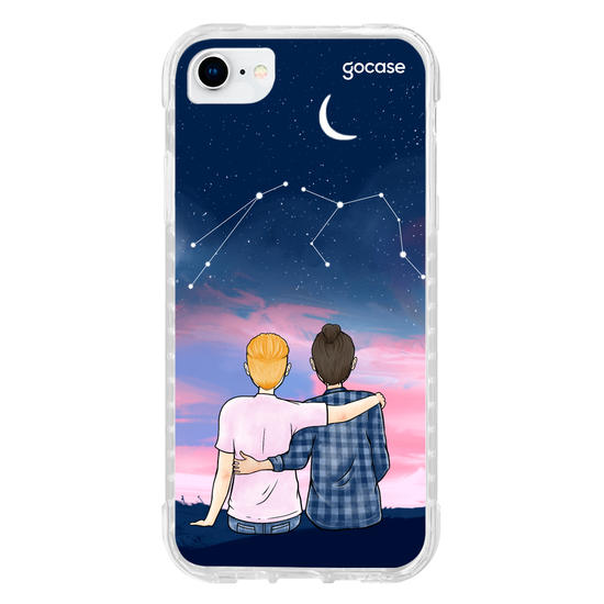 Capinha para celular Céu Estrelado Casal 3