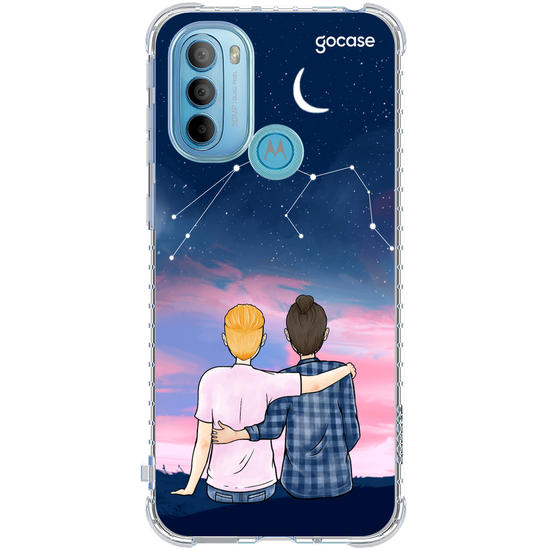 Capinha para celular Céu Estrelado Casal 3