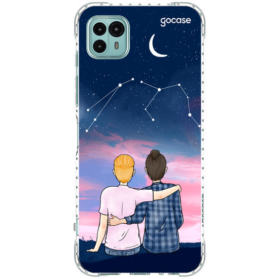 Capinha para celular Céu Estrelado Casal 3