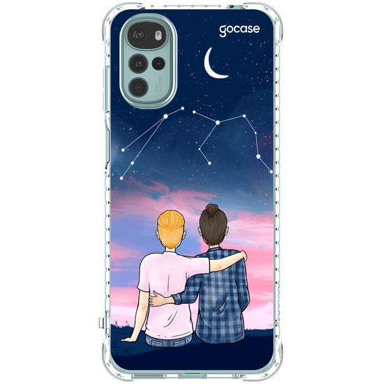 Capinha para celular Céu Estrelado Casal 3