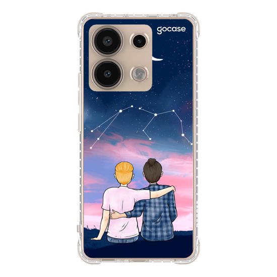 Capinha para celular Céu Estrelado Casal 3