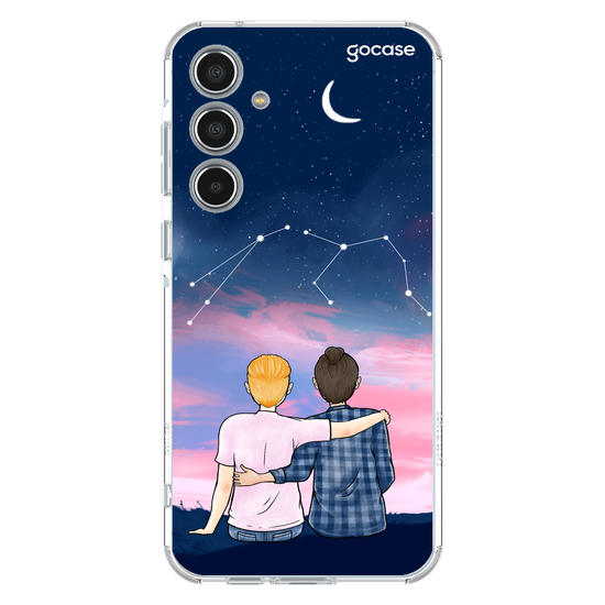 Capinha para celular Céu Estrelado Casal 3
