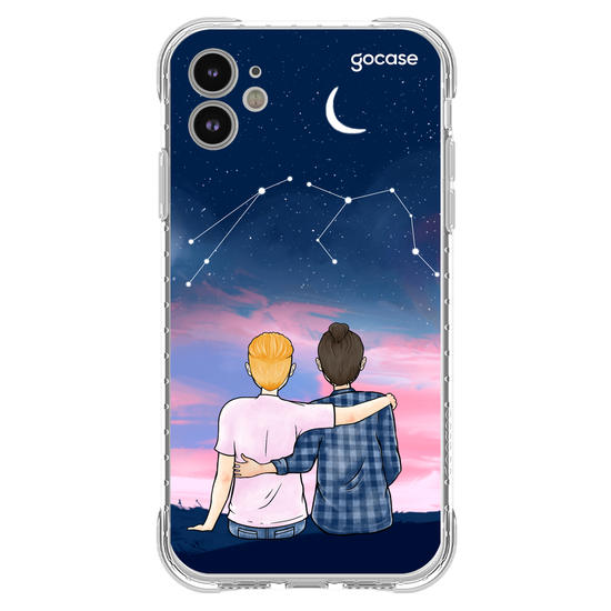 Capinha para celular Céu Estrelado Casal 3