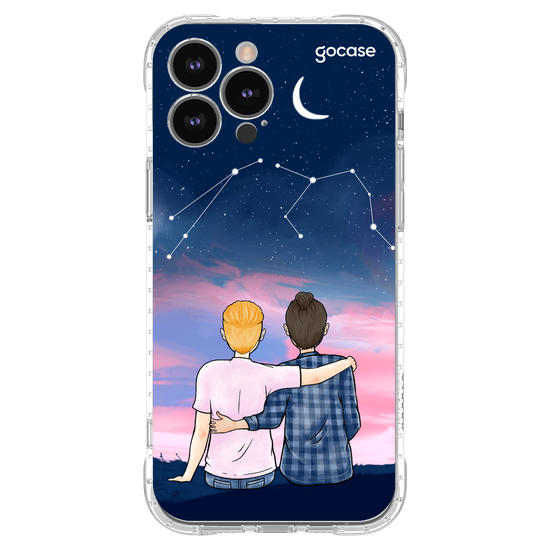 Capinha para celular Céu Estrelado Casal 3