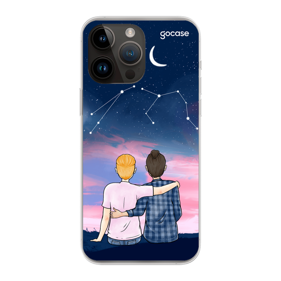 Starry Sky Couple 3  Phone Case